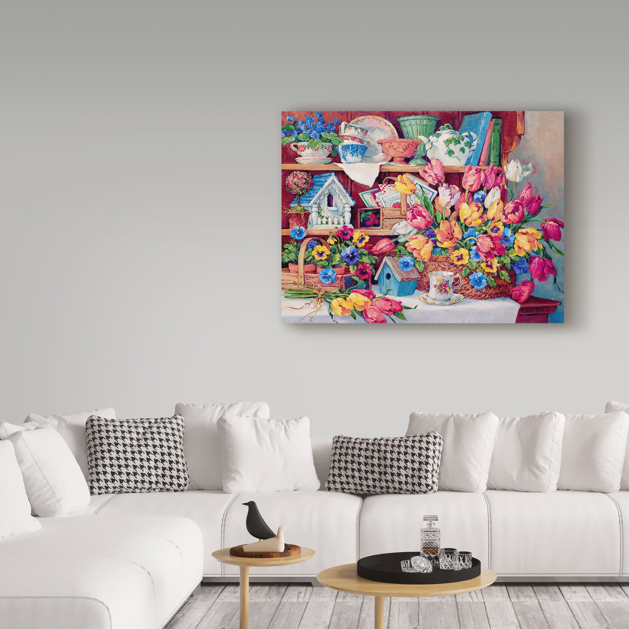 Trademark Fine Art ' Floral Treasures' Canvas Art by Barbara Mock