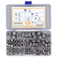 thumbnail image 1 of Lock Nuts,181PCS Hardware Nuts 6 Hardware Nuts Insert Nut High-Precision Functionality, 1 of 8