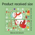 thumbnail image 1 of Calcomanías navideñas para ventana, adhesivos de decoración navideña de 2 hojas, muñeco de nieve, alce, copo de nieve, 2023, 1 of 4