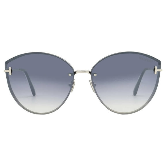 Tom Ford Women Sunglasses FT1106 Evangeline 16C 63 - Shiny Palladium 63mm