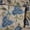 Beige base, Blue & Green, variant on Fabric Mart Direct Black Jacquard Velvet Fabric by the Yard, 54 inches or 137 cm Width, 9 Yards Black Abstract Velvet Upholstery Fabric For Curtains, Pillows