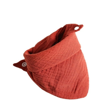 

FRSASU Clearance Baby Gauze Saliva Towel Baby Muslim Double Bib Baby Eating Pocket