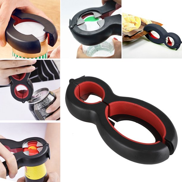 Multi-Function 6 in 1 Bottle Opener, EEEkit 2/1pcs Bottle Opener, Jar ...