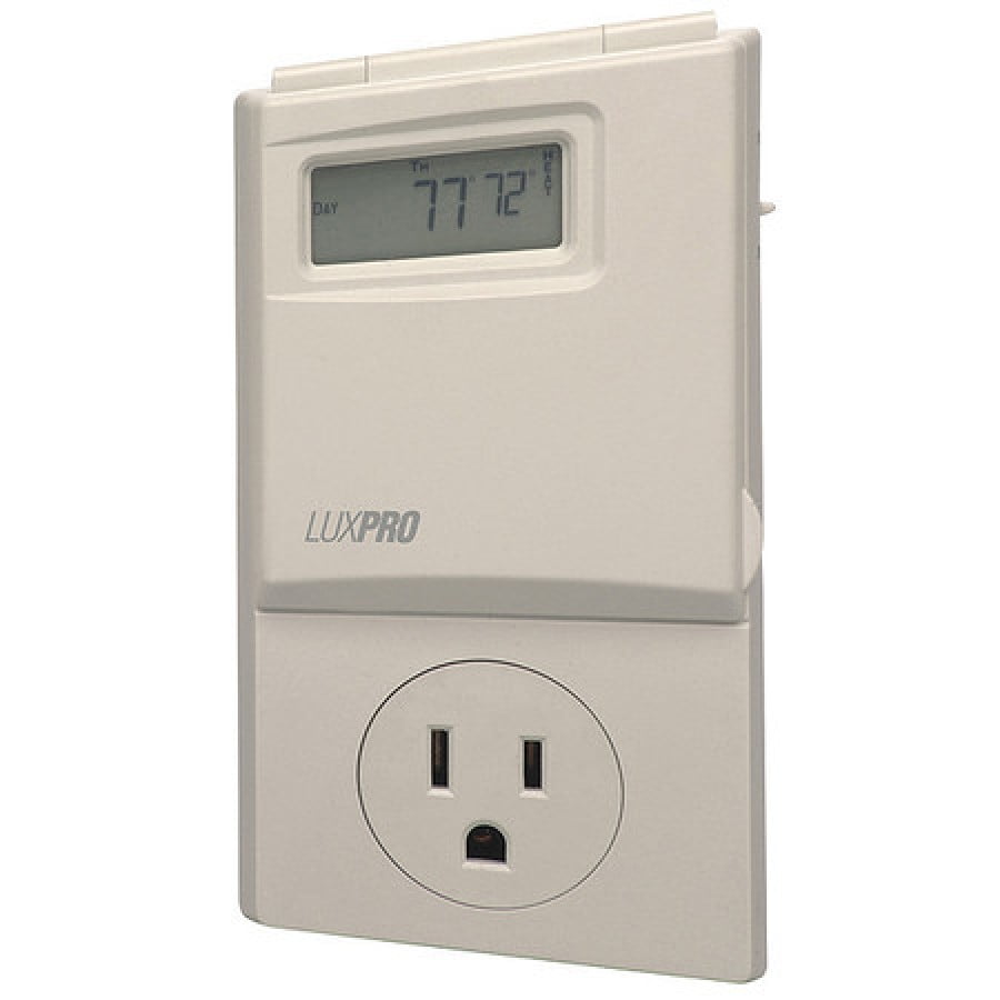 LUX PSP300 Portable Heating and Cooling Thermostat, Open on Rise, SPST