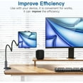 thumbnail image 5 of Tablet Stand Holder for Bed, Adjustable Mount Clamp, Compatible with All 4.7-12.9" Devices., 5 of 8