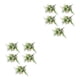thumbnail image 4 of Ounissouiy Arreglo floral artificial realista de 5 piezas Durabilidad duradera blanco 2Conjunto, 4 of 6