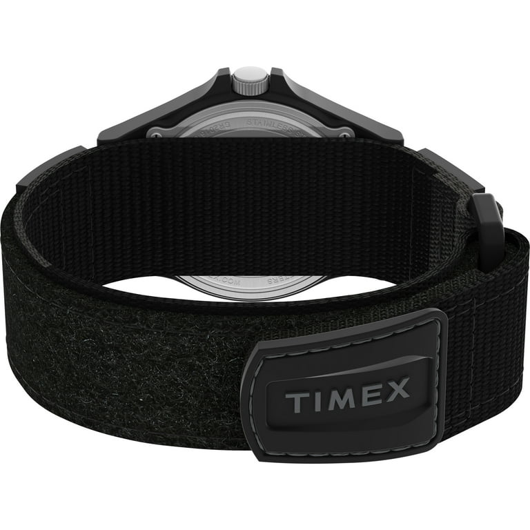 NWOT Timex Expedition Men's Acadia Black With Aftermarket Archer Watch Strap