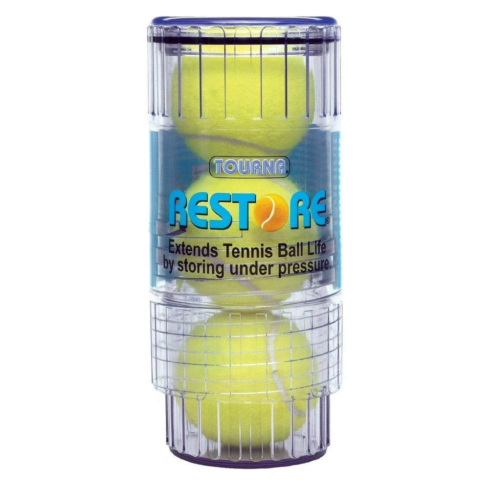 Tourna Restore Tennis Ball Saver Container Re Pressurize & Extend Life