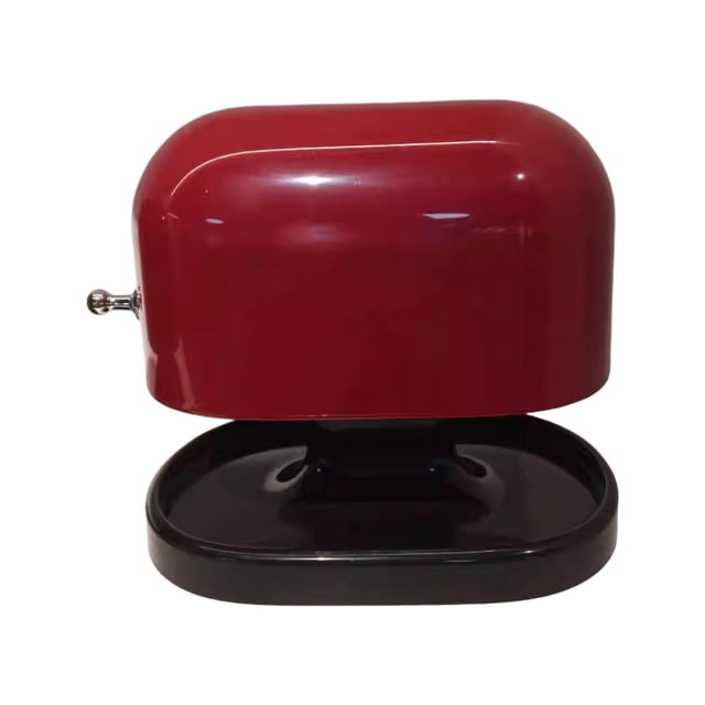 Cubierta de caja de papel de seda, organizador de papel higiénico, práctica caja de almacenamiento de tejido facial de doble capa para el consultorio Rojo