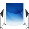 thumbnail image 2 of ABPHOTO Polyester 5x7ft Blue Photography Backdrop Three Dimensional Lines Photo Studio Props Wall Background, 2 of 5