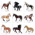 thumbnail image 6 of Dserhfy Simulation Horse Model Realistic Horse Figurine Statue Sculpture Home Office Desktop Decoration Ornament Kids Educational Animal Toy, 6 of 8