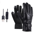 thumbnail image 1 of 4uds. Guantes calefactables térmicos de cuero calentadores de manos guantes eléctricos para motocicleta, 1 of 7