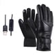 thumbnail image 5 of Guantes Térmicos Cuero Calentadores Manos Calefactores Eléctricos para Motocicleta, 5 of 6