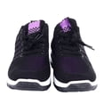 thumbnail image 3 of Zapatillas deportivas de suela gruesa, estilo informal, cómodas, con cordones, para deportes al aire libre, trabajo, desplazamientos, color negro 37, 3 of 15