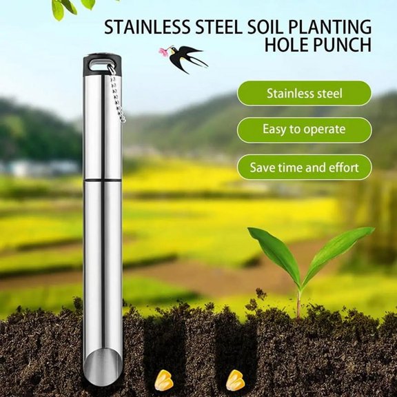 Manual Plant Transplanter Metal Garden Plant Transplanter Portable Planter Wear- Trans y6920