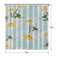 thumbnail image 5 of Waterproof Cute Boho Daisy Shower Curtain 72x72 Inch Boho Style Polyester Unique Shower Curtain for Bathroom Hotel Home Decor with 12 Plastic Hooks, 5 of 5