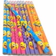 thumbnail image 2 of 24 Pack- Colorful Cool EMOTICON Standard 7.5" #2 Lead PENCILS Emoji Designs Happy Smile Love Face, 2 of 3