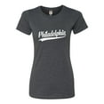 thumbnail image 2 of Go All Out City Of Philadelphia Pennsylvania Fashion Script Deluxe Soft T-Shirt Mens/Women, 2 of 4