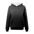 thumbnail image 3 of Chiccall Womens Oversized Gradient Hoodies Fall Casual Long Sleeve Loose Fit Hooded Sweatshirts with Pocket, 3 of 5