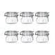 thumbnail image 1 of Set de 6 Piezas Contenedor de Vidrio Hermetico Vittori 500 Ml Tarro Alimentos Cristal Transparente, 1 of 3