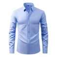 thumbnail image 1 of Camisas De Vestir Manga Larga Slim Fit Hombre, 1 of 6