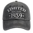 thumbnail image 2 of Womens Hats Unisex Baseball Vintage Embroidered Adjustable Classic Structured Outdoor Distressed Baseball Caps J One Size, 2 of 4