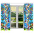 thumbnail image 2 of CADecor Tree Of Life Window Curtain Window Treatments Kitchen Curtains 26x39 inches, 2 Pieces, 2 of 3
