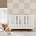 thumbnail image 5 of Storkcraft Santos 3-in-1 Convertible Baby Crib, White with Natural, 5 of 19