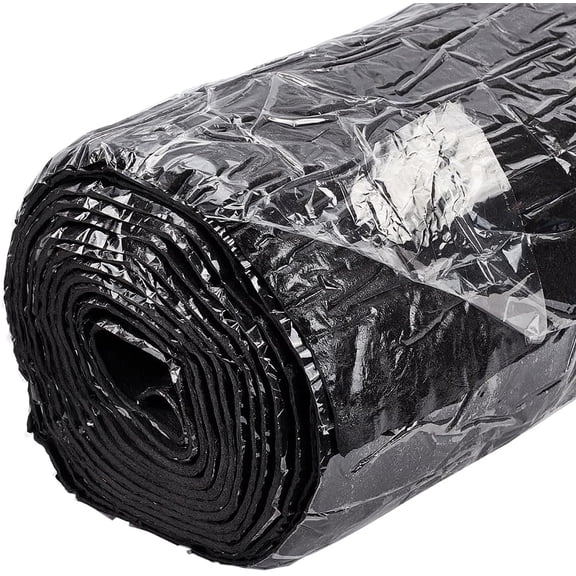 Rubber Sound Deadening Heat-Resistant Mat Sound Deadener Heat Shield Insulation Mat Wall decoration Black 4500x400x5mm
