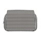 thumbnail image 2 of Disketp Houndstooth Black And White Estuche de Lápices de Doble Capa con Tapa Abatible y Cremallera, Organizador Escolar para Adolescentes y Adultos, 2 of 7