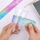 thumbnail image 5 of Una regla flexible irrompible de color, una regla de plástico de 30 cm se puede doblar, una regla métrica, una regla plana para niños y adultos en el aula oso de fresa Electrónica, 5 of 5