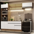 thumbnail image 2 of Cocina Integral 270cm Glamy Madesa 11 Marrón/Blanco, 2 of 5