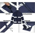 thumbnail image 4 of RainRider Rain Suits for Men Women Waterproof Reflective Rain Coat and Bib Pants for Safety Heavy Duty Rain Gear Fishing, 4 of 8