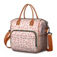 thumbnail image 1 of Small Floral Print Tote Bag - Large Insulated & Leakproof Cooler, Waterproof & Easy-to-Clean, 1 of 3