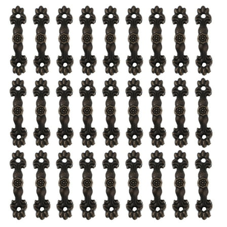 Brandonz 24pcs Vintage Cabinet Handles Cupboard Door Pulls Furniture Drawer Grips