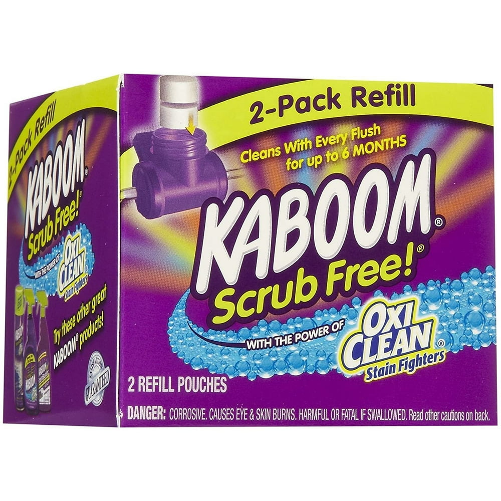 Kaboom with OxiClean Scrub Free! Refill, 2 ct