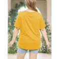 thumbnail image 5 of XCHQRTI Be Kind Womens T-Shirt Plus Size Graphic Tees Casual Loose Fit Tee Top, 5 of 7