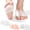 White, variant on Alignura 3 in 1 Pro Toe Straighteners (Pink) | Silicone Toe Separators for Curled Toes, Breathable Holes and Ultra-Thin Design for Yoga, Running, Travel