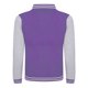 thumbnail image 2 of Awdis - Sudadera Modelo Varsity/Equipo Universitario (Morado/ Gris jaspeado), 2 of 2