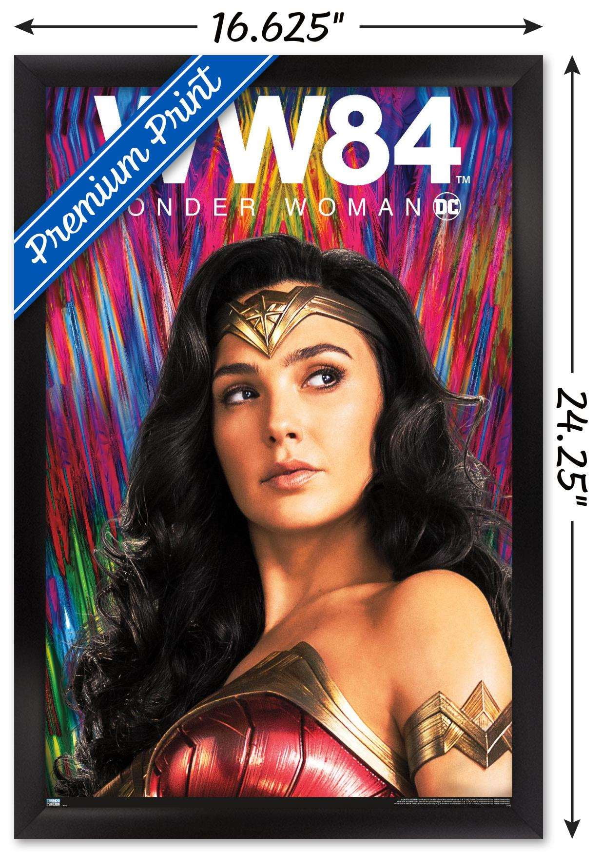 DC Comics Movie - Wonder Woman 1984 - Pose Wall Poster, 14.725" x 22.375", Framed