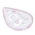thumbnail image 2 of Sewing Ruler Multipurpose Plastic Sleeve Curve Ruler Clothing Ruler for Tailor, 2 of 7