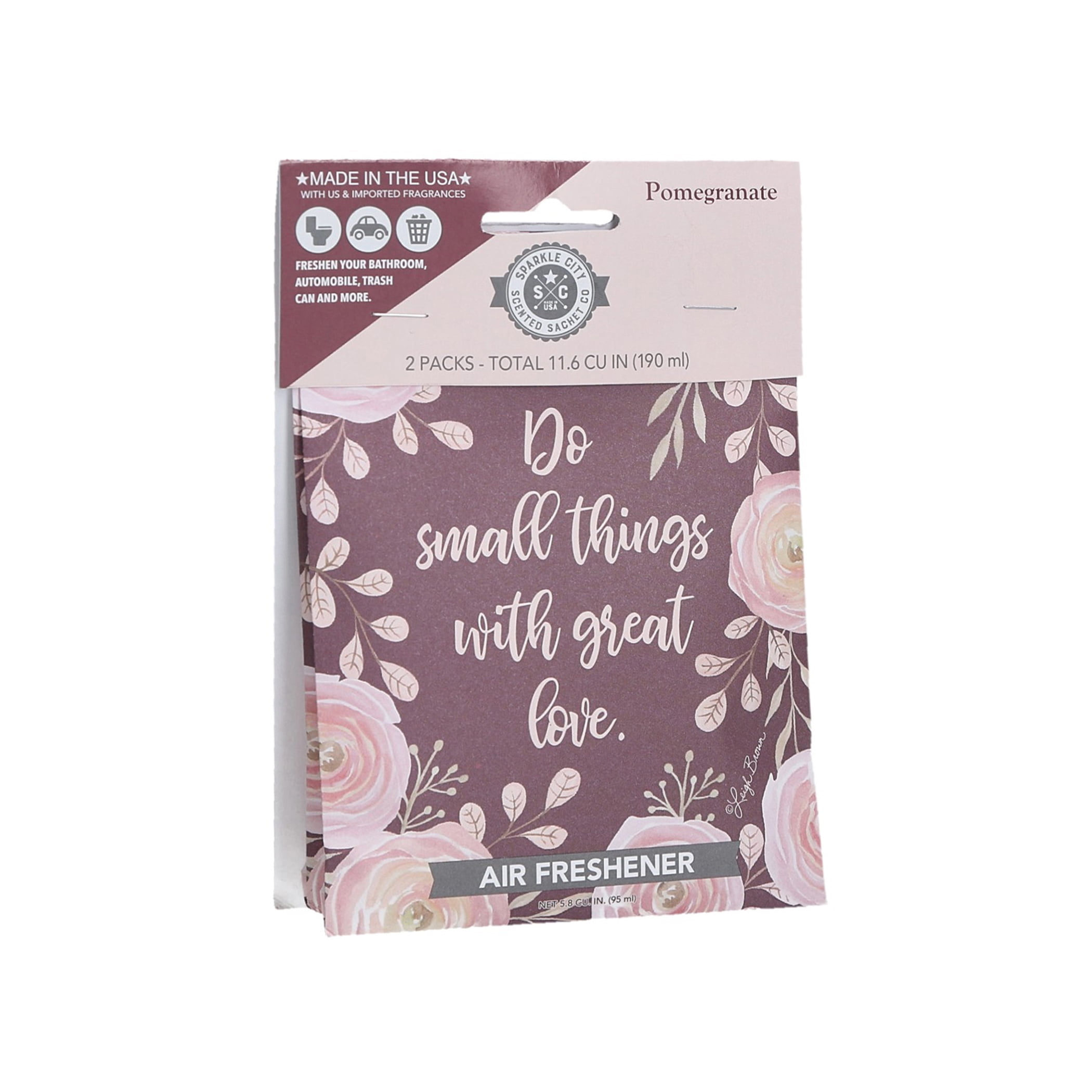 Sparkle City Scented Sachet 2 Pack, Do Small Things