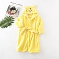 thumbnail image 1 of Albornoz para bebé, bata de baño suave con capucha para niños, ropa de algodón para niños, toallas de manga larga para niñas, ropa de dormir de invierno, albornoz de animales para niños 4T Gao Jinjia LED, 1 of 2