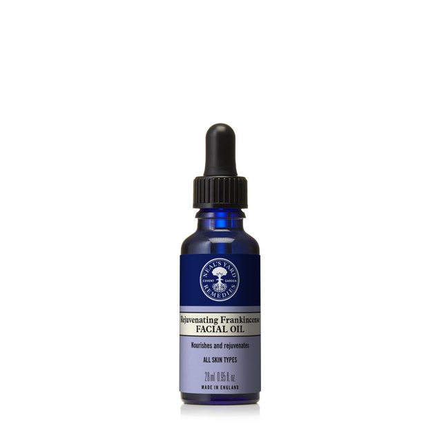 Neal's Yard Aceite facial rejuvenecedor de incienso 12 horas que equilibra la humedad de la piel Repone y rejuvenece todo tipo de piel Sin crueldad 28 ml