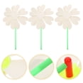 thumbnail image 2 of 5pcs Blank Paper Pinwheels Diy Drawing Graffiti Pinwheels Paper Pinwheels for Kids, 2 of 8