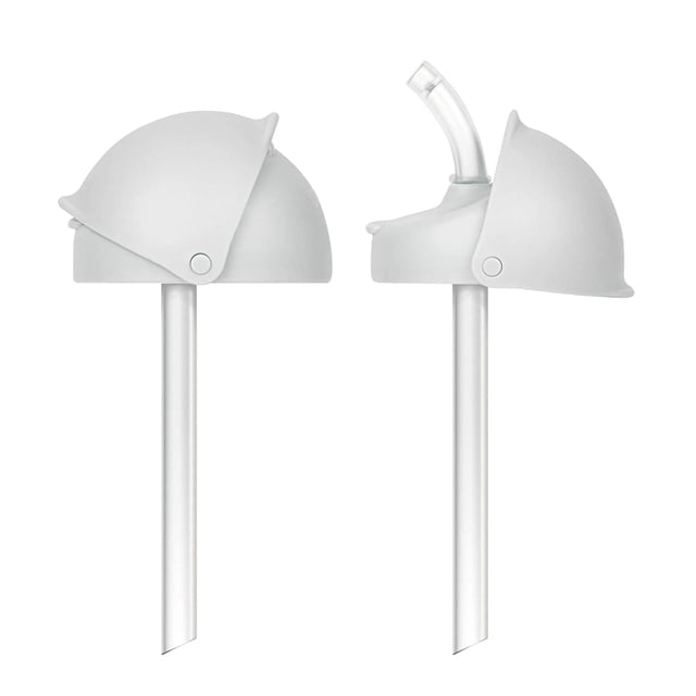 Tapa de conversion de popote de silicona Boon para biberones NURSH