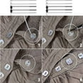 thumbnail image 3 of Anvazise 30Pcs Quick Button Repair Fixed Tool Needleless Sewing DIY Handmade Ornament White One Size, 3 of 5