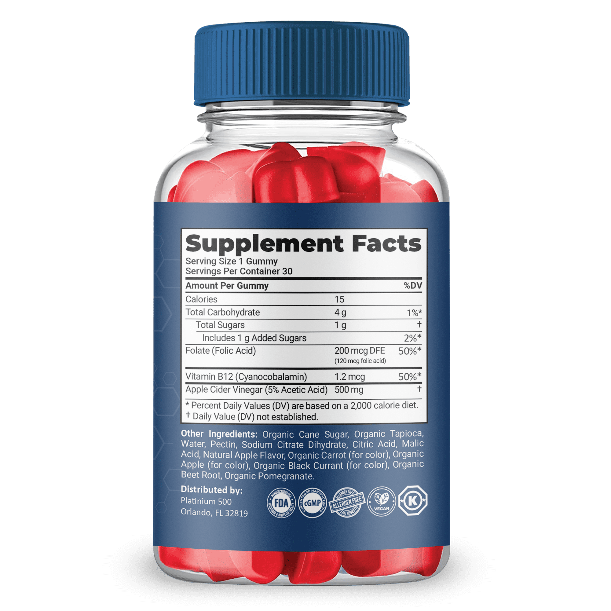 Full Body Health Keto ACV Gummies, Full Body Health Keto Plus ACV, Shark Advanced Weight Management (3 Bottles)