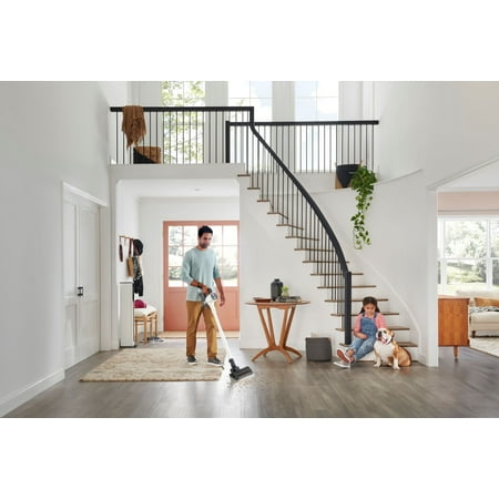 LG - CordZero All-in-One Cordless Stick Vacuum with Dual Floor Max Nozzle - Essence White