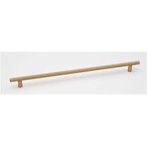 Alno A2902-18 Vita Bella 18" Center To Center Modern Knurled Bar Large Cabinet Handle Pull